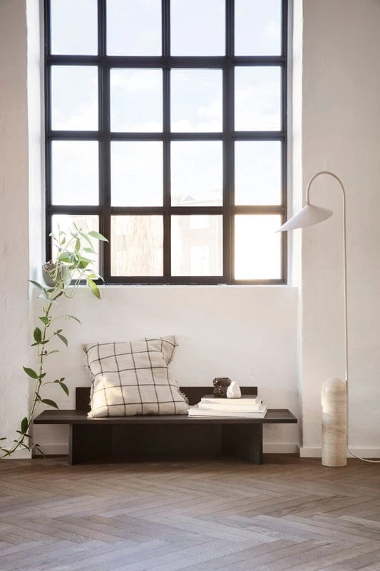 Ferm LIVING Calm Tyyny, 50 X 50 Cm, Beige - Musta - Image 3