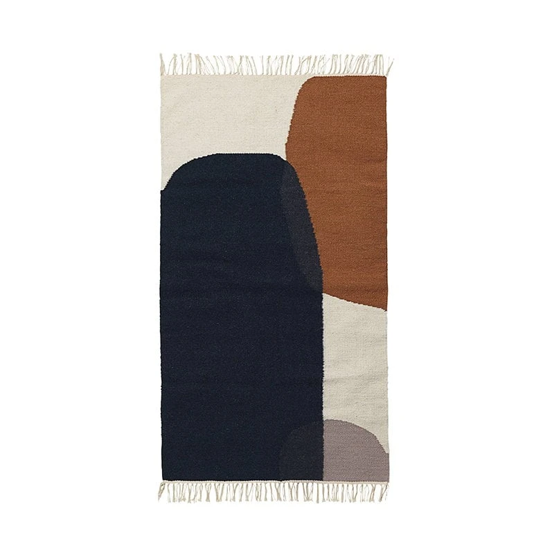 Ferm LIVING Kelim Matto, Merge, 80 X 140 Cm