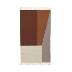 Ferm LIVING Kelim Matto, Borders, 80 X 140 Cm