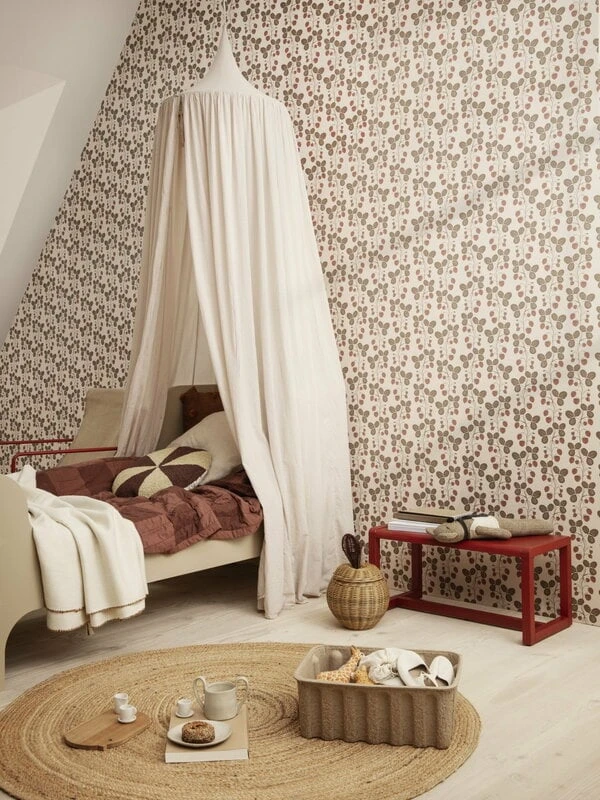 Ferm LIVING Eternal Pyöreä Juuttimatto, Pieni, Luonnonvärinen - Image 2