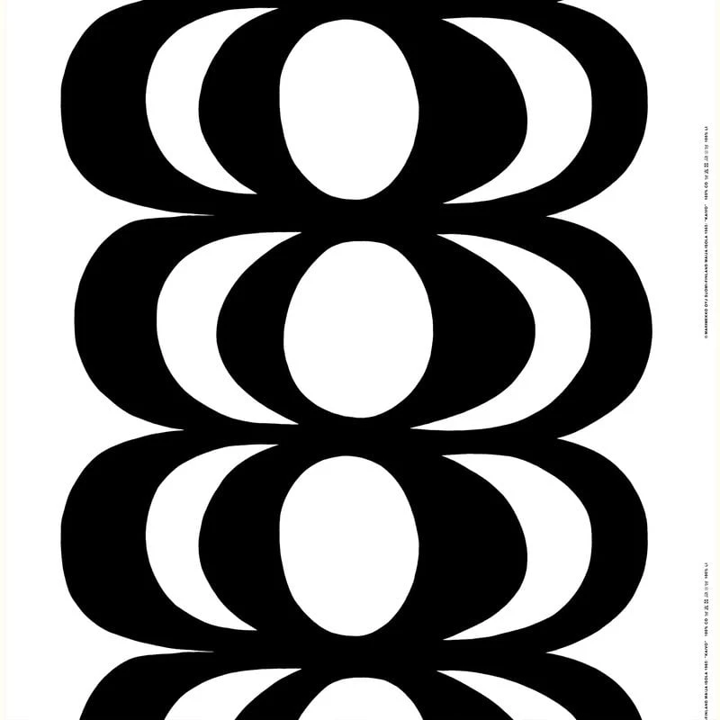 Marimekko Kaivo Kangas, Valko-musta - Image 2