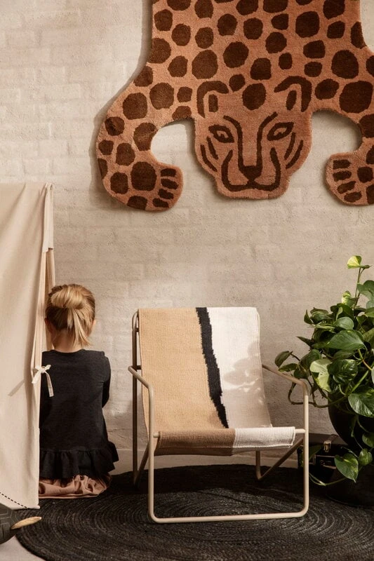 Ferm LIVING Eternal Pyöreä Juuttimatto, Pieni, Musta - Image 2