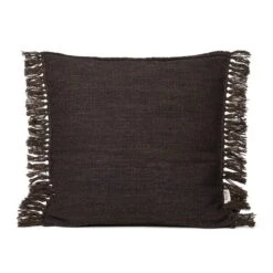 Ferm LIVING Kelim Fringe Tyyny, Pieni, Dark Melange