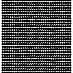 Marimekko Räsymatto Kangas, Musta