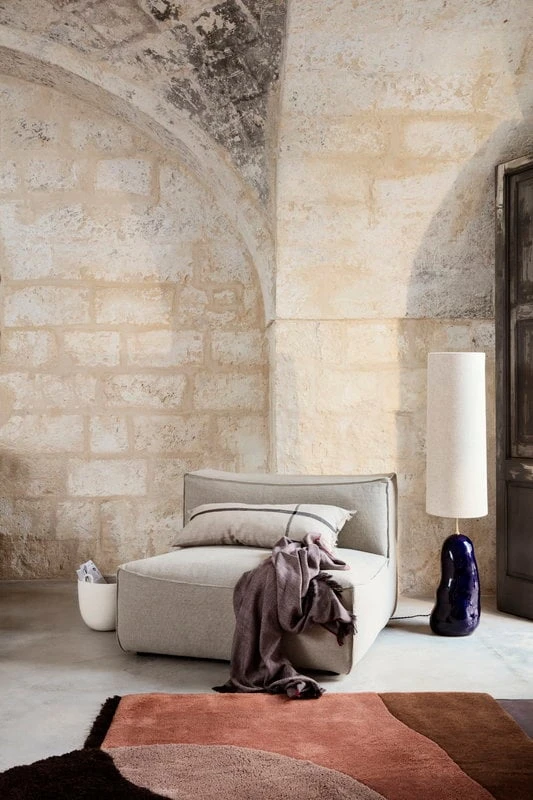 Ferm LIVING View Tuftattu Matto, Punaruskea - Image 2