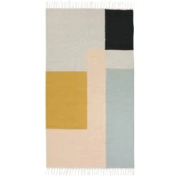 Ferm LIVING Kelim Matto, Squares, 80 X 140 Cm