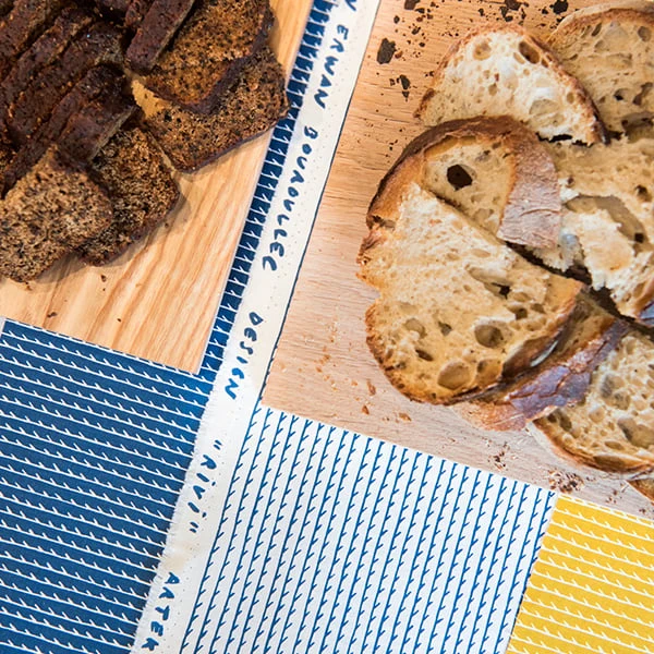 Artek Rivi Pinnoitettu Kangas, 145 X 300 Cm, Sinapinkelt. - Valkoinen - Image 5