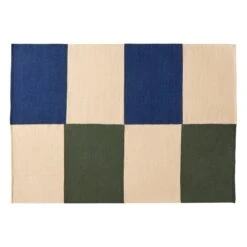 HAY Ethan Cook Flat Works Matto, 170 X 240 Cm, Peach Green Check