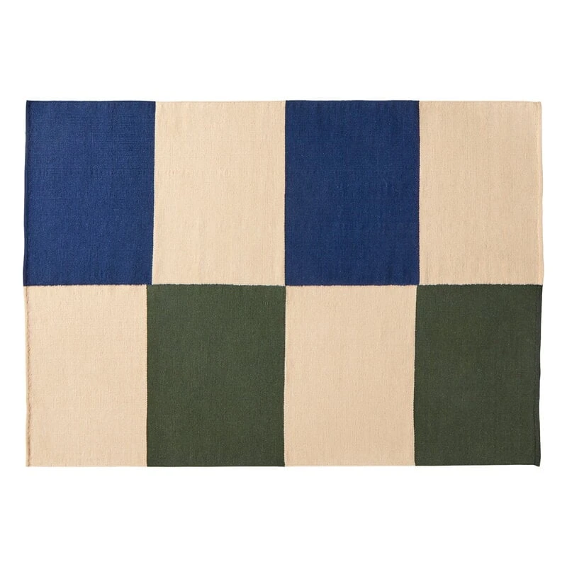 HAY Ethan Cook Flat Works Matto, 170 X 240 Cm, Peach Green Check