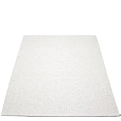 Pappelina Svea Matto, 140 X 220 Cm, White Metallic