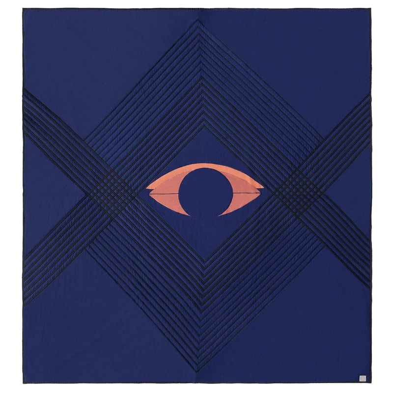 &Tradition The Eye AP9 Päiväpeitto, 240 X 260 Cm, Blue Midnight