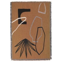 Ferm LIVING Mirage Torkkupeitto, Sinapinkeltainen