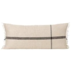 Ferm LIVING Calm Tyyny, 40 X 90 Cm, Beige - Musta
