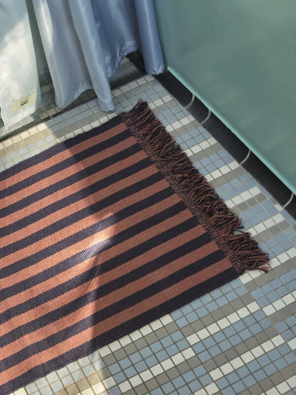 HAY Stripes And Stripes Ovimatto, Navy Cacao - Image 5