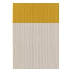 Woodnotes Beach In-Out Matto, Vaalea Hiekka - Keltainen