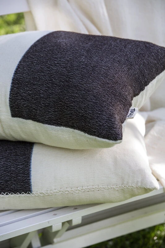 Tikau Block Tyyny, 45 X 60 Cm, Sininen - Musta - Image 4