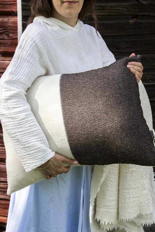 Tikau Block Tyyny, 45 X 60 Cm, Sininen - Musta - Image 3