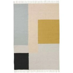 Ferm LIVING Kelim Matto, Squares, 160 X 250 Cm