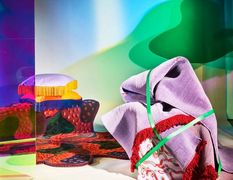 Finarte Pear Matto, 160 X 200 Cm, Punainen - Image 2