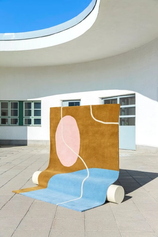 Finarte Ruukku Matto, Kulta - Sininen - Image 4