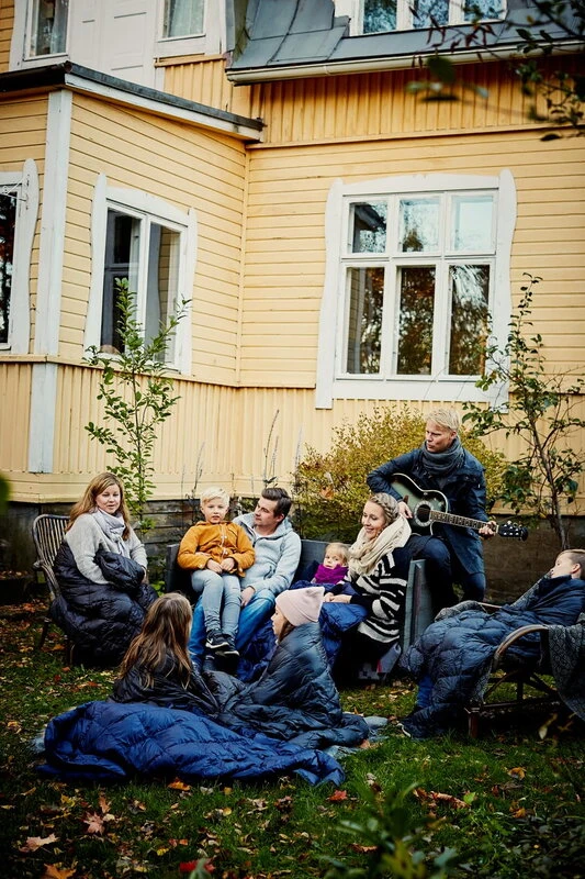 Joutsen Kulkuri Torkkupeitto, 130 X 190 Cm, Tummansininen - Image 4