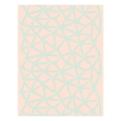 Marimekko Ukkospilvi Pellavakangas, Persikka - Minttu