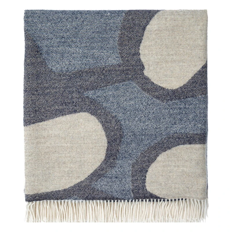 Marimekko Kevätkiuru Huopa, Luonnonvalkoinen - Tummansininen - Beige - Image 2