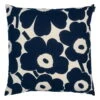 Marimekko Pieni Unikko Tyynynpäällinen, 50 X 50 Cm, Puuvilla - T.sininen