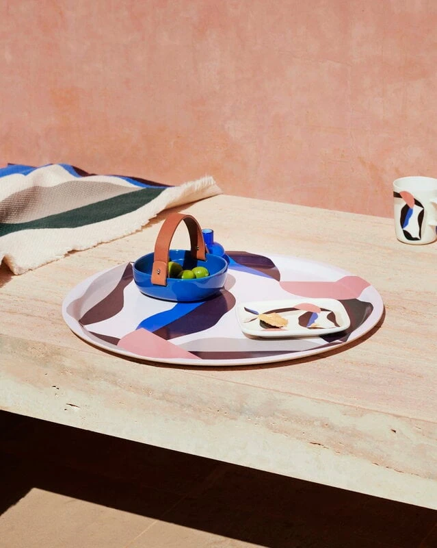 Marimekko Berry Huopa, Puuvilla - Punainen - Sininen - Image 2