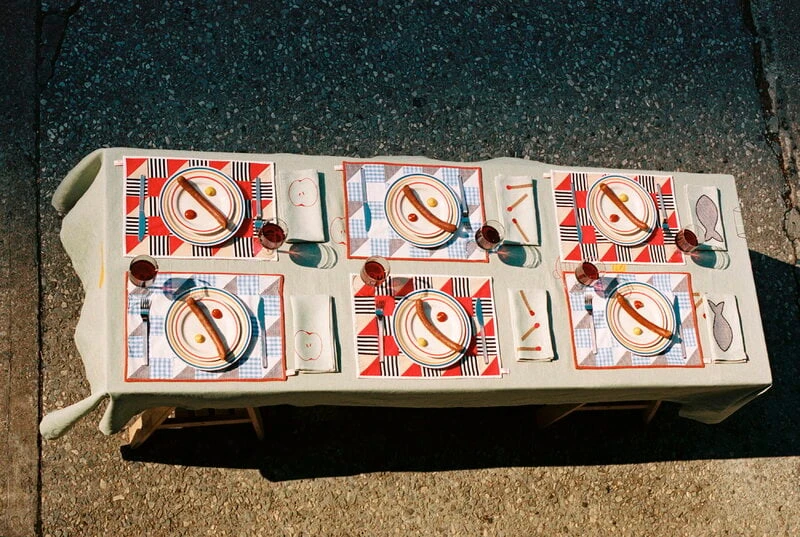 HAY Sobremesa Tabletti, Raita, Punainen - Image 2