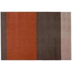 Tica Copenhagen Stripes Horizontal Matto, 90 X 130 Cm, Ruskea-terrakotta