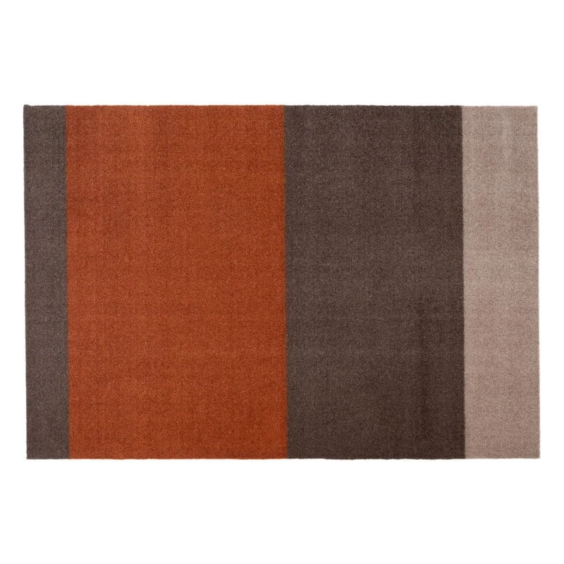 Tica Copenhagen Stripes Horizontal Matto, 60 X 90 Cm, Ruskea - Terrakotta