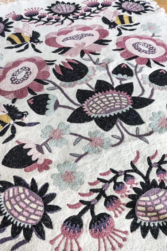 Tikau Bombroo Matto, 125 X 185 Cm, Vaalea Pinkki - Image 2