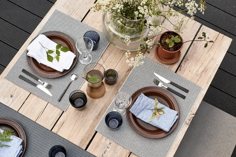 Woodnotes Morning Pöytätabletti, 35 X 45 Cm, 4 Kpl Setti, Musta - Beige - Image 5