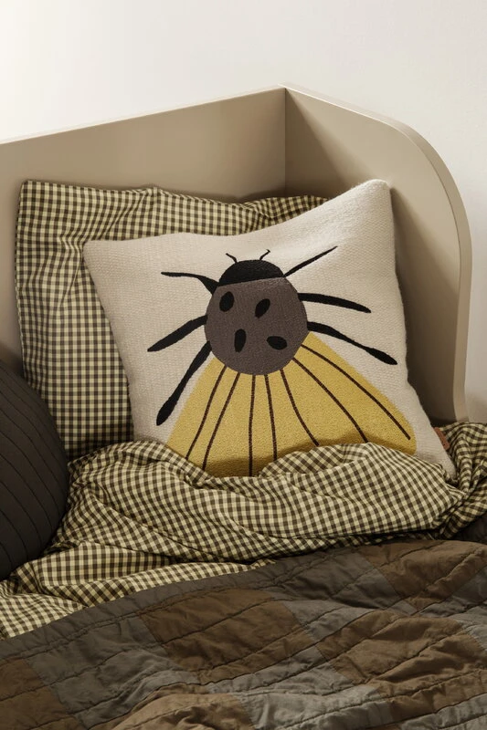 Ferm LIVING Forest Kirjailtu Tyyny, Moth - Image 2