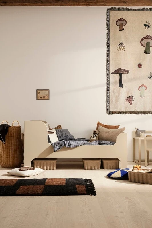 Ferm LIVING Mara Matto, S, Musta - Suklaanruskea - Image 3