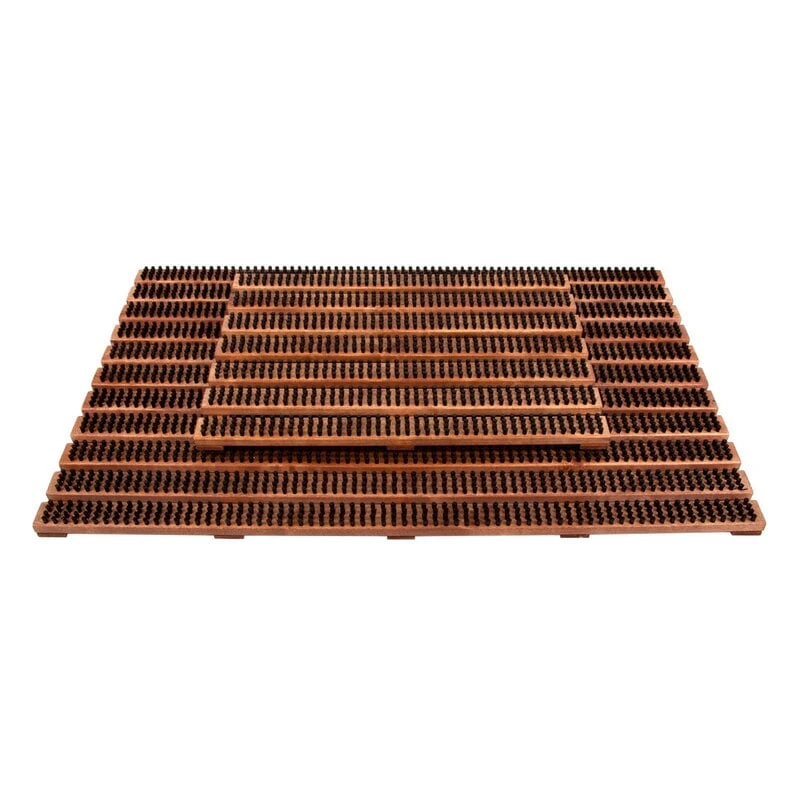 Iris Hantverk Ovimatto, Iso, Ruskeaksi Petsattu Koivu