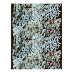 Marimekko Kuisma Pellavakangas, T.ruskea - Punainen - Sininen