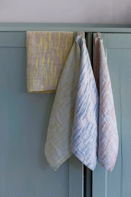 Lapuan Kankurit Osmankäämi Pyyhe/servetti, Pellava - Keltainen - Image 4