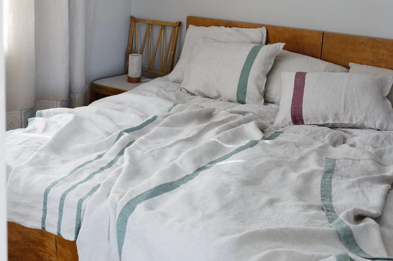 Lapuan Kankurit Usva Pöytäliina, 150 X 260 Cm, Pellava - Vihreä Haapa - Image 6