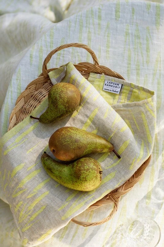 Lapuan Kankurit Osmankäämi Pyyhe/servetti, Pellava - Keltainen - Image 2