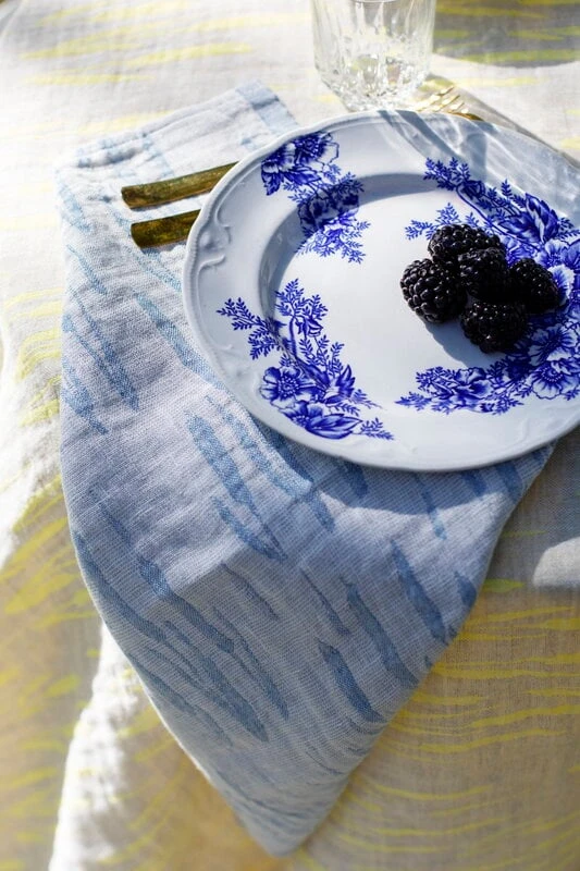 Lapuan Kankurit Osmankäämi Pöytäliina/peitto, 145 X 200 Cm, Pellava-keltainen - Image 3