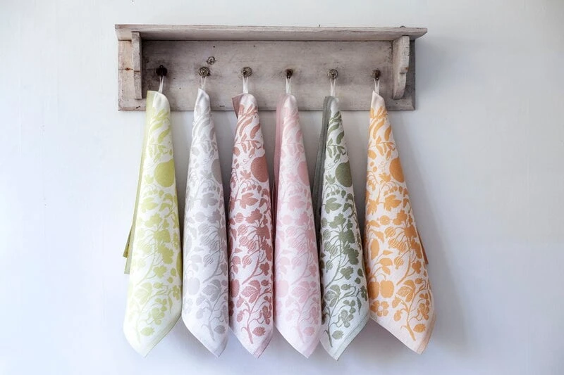 Lapuan Kankurit Puutarha Pyyhe/servetti, Valkoinen - Pellava - Image 2