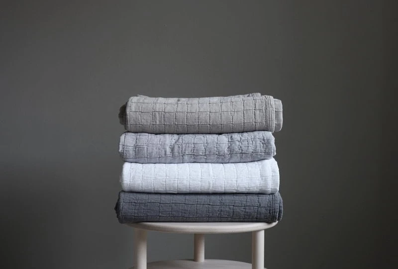 Matri Aava Parisängyn Päiväpeitto, 260 X 260 Cm, Vaaleanharmaa - Image 4